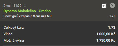 Molodechno-vs-Neman Grodno-tiket