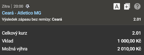 Ceara vs Atletico-MG-tiket